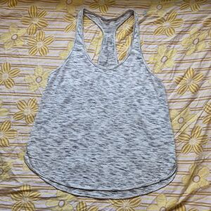 Lululemon Athletica Gray Racerback Singlet Tank Top